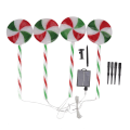 Miniatyrbilde 1 av 8: Solcelle Lollipop-lys IP65 Vanntett 8 Moduser 1 for 4 KLB
