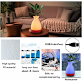 Miniatyrbilde 3 av 5: LED Vaselys, oppladbar nattlys, 2 stk, vanntett, omgivelseslys, fjernkontroll, dekorasjon, fargeskiftende stemningslamper for soverom, stue, KLB