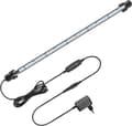 LED-akvarielampa med timerfunktion, nedsänkbar vit och blå belysning, justerbar belysning för akvarium, 4W, 230 LM