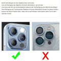 Miniatyrbillede 7 af 7: Kamera beskyttelse til iPhone 13 Pro/ iPhone 13 Pro Max kamera hærdet glas,