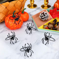 Miniatyrbilde 3 av 5: Spider Halloween Serviettringer Metall Serviettringer Svart 6Set