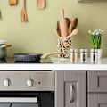 Miniatyrbilde 5 av 6: Krydderkvernsett, 12 stk, 3 str. for dryssing, vindu for å se innholdet, krydder & urter, KLB
