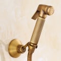 Pikkukuva 2 / 5: WC-suihkusarja, antiikkinen bidesuihku, messinkinen bidesuihku, seinäkiinnitys, käsisuihku