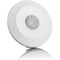Miniatyrbilde 1 av 5: Hvit 360° sensor taklampe, takmontering, infrarød bevegelsessensor, egnet for LED, maks. rekkevidde 6m/360°, maks. 2000/1000W, IP20