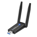 Miniatyrbilde 1 av 6: USB WLAN-adapter for PC, 1300 Mbps USB 3.0 WLAN-adapter PC 2,4 GHz / 5 GHz WLAN