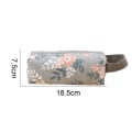 Miniatyrbillede 2 af 5: Pencil Case Stor Kapacitet Lærred Pen Pose Stående Form 3 KLB