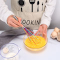Miniatyrbillede 5 af 5: Piske sæt | Non-stick belagt, 12 tommer farve + 10 tommer rød + 8 tommer grøn KLB
