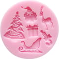 Mini Santa Claus 6 hulrom silikonform for godteri og jul