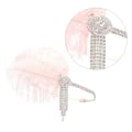 Miniatyrbilde 3 av 5: Hodebånd for kvinner 1920-tallet Hodeplagg Great Gatsby Inspirert Fjær Rosa