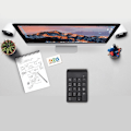 Miniatyrbild 8 av 8: Numeriskt tangentbord, trådlös USB-siffra, 2,4 GHz, 18 tangenter, Mini