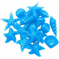 Miniatyrbilde 1 av 5: Lysende steiner, fluorescerende småstein, 50 stykker lysende steiner, fargerike sjøstjerner, småstein, blå havstjerne KLB