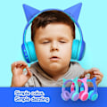 Miniatyrbild 6 av 6: Bluetooth-headset för barn med mikrofoner, blå