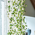 Miniatyrbilde 2 av 7: 10 meter kunstig eføy girlander med 100 LED-lys kunstig KLB