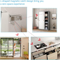 Pikkukuva 4 / 4: Magneettinen kaapin oven pakkaus 6 ohutta magneettilukkoa KLB