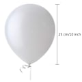 Miniatyrbillede 2 af 8: Beishida 200 stk. balloner hvide 5 tommer hvide latex