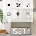 Pikkukuva 4 / 7: LED-digitaalinen näyttö, elektroninen monitoimikello (oranssi fontti)