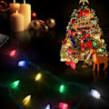 Pikkukuva 5 / 5: Monivärinen LED-jouluvalot Puhelimen Latauskaapeli - 1.4M USB-latauskaapeli 10 LEDiä - Android Micro USB (Android, 1 Pakkaus) KLB