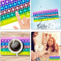 Miniatyrbild 2 av 5: Pop It Fidget, Push Pop Bubble Fidget Sensory Rainbow KLB