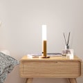 Miniatyrbillede 5 af 5: USB-genopladelig trævæglampe i trævæglampe med bevægelsessensor,