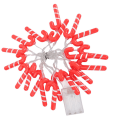 Miniatyrbillede 1 af 8: 9,8ft 20LED Jule Candy Cane Lyskæde J-formet LED KLB