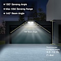 Miniatyrbillede 4 af 5: Udendørs LED-projektør 20W Bevægelsessensor 2400lm 5000K LED-sikkerhed