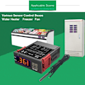 Miniatyrbillede 4 af 5: AC 110V-220V temperaturregulator, universel STC-1000 med 1 stk temperatursensorprobe