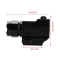 Miniatyrbilde 4 av 8: Holdbar LED-lommelykt i aluminiumlegering, bærbar taktikk KLB