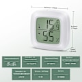 Miniatyrbilde 2 av 5: Mini LCD Digital Termometer Hygrometer Fuktighetsmåler Termometer KLB