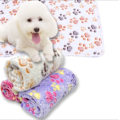 Miniatyrbillede 1 af 4: 1 pakke 3 tæpper super bløde fluffy premium fleece kæledyr tæppe fortykket flannel tæppe til hund hvalp kat hjerte knogle pote, L 104*76cm