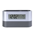 Pikkukuva 1 / 7: Kynäteline LCD-elektroninen kello Toimistonäyttö Lämpötilahälytyskello (Musta)