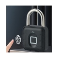Miniatyrbillede 1 af 5: Fingerprint hængelås, Bluetooth med mobilapp, smart hængelås, oplåsningsrekord, vandtæt udendørs, til lager, byggeplads, port KLB