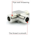 Miniatyrbild 4 av 8: TV-splitter, distributör 2-vägs T-adapter för satellitsystem för