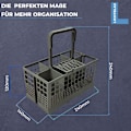 Miniatyrbilde 2 av 5: Universal bestikkurv som passer til mange oppvaskmaskiner dimensjoner: 240 x 140 mm -