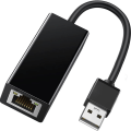 Pikkukuva 1 / 7: Ethernet-sovitin USB 2.0 - 10 100 verkko RJ45 LAN langallinen musta