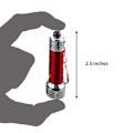 Pikkukuva 4 / 5: Mini LED-taskulamppuavainperä - 2,5 tuuman mini muovinen taskulamppu KLB