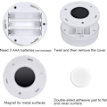 Miniatyrbilde 5 av 8: LED-nattlys med bevegelsessensor, LED-skapbelysning med fjernkontroll, USB