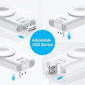 Miniatyrbillede 3 af 8: Trådløs oplader til Apple Watch, justerbar USB