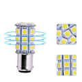 Miniatyrbillede 3 af 5: Bil LED-pærer - 4-pak - BA15D 1142 1076 - 6000K-6500K - 27-SMD KLB