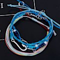 Miniatyrbillede 5 af 5: Dame bølge armbånd, flettet fiskekrog bølge