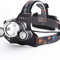 Oppladbar LED-hodelykt med 4 lysmoduser for camping/fiske/jogging KLB