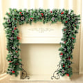 Miniatyrbillede 1 af 3: Juleguirlande 8,8 fod udendørs juleguirlande fyrretræ guirlande KLB