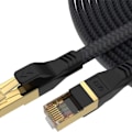 Miniatyrbilde 1 av 8: Cat 7 Ethernet-kabel 3m Heavy Duty Flat Lang Internett
