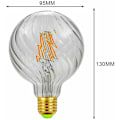 Pikkukuva 2 / 5: Led-lamput Vintage Led Filament Edison -lamppu 4W Ei himmennettävä Erikoisvalaisimet Koristelamput 220/240V E27 Lämpöhehku (G95 Kirkas pyörre) KLB