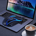 Miniatyrbillede 5 af 8: Kablet USB-mus Optisk RGB Computer-mus 1200DPI til kontor