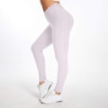 Miniatyrbilde 2 av 4: Berømte leggings, kvinners rumpe løftende yogabukser høye 01 hvite KLB