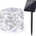 Solcellsbelysning för jul utomhus, BrizLabs 24M 240 LED vit KLB
