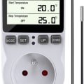 Miniatyrbilde 1 av 5: Termostatkontakt, digital temperaturregulator, digital programmerbar stikkontakt med