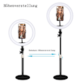Miniatyrbilde 3 av 5: Ringlys for bærbar PC, 10 tommers dimbar skrivebordslampe med KLB