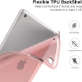 Pikkukuva 3 / 7: Kotelo uudelle iPad 10.2 2019, keinonahkainen suojakotelo läpikuultavalla