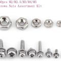 Miniatyrbillede 8 af 8: 160 stk. skivemøtrik rundhoved M2 M2.5 M3 M4 M5 KLB